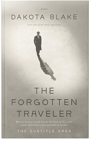 Pre Made Book Cover Swirl