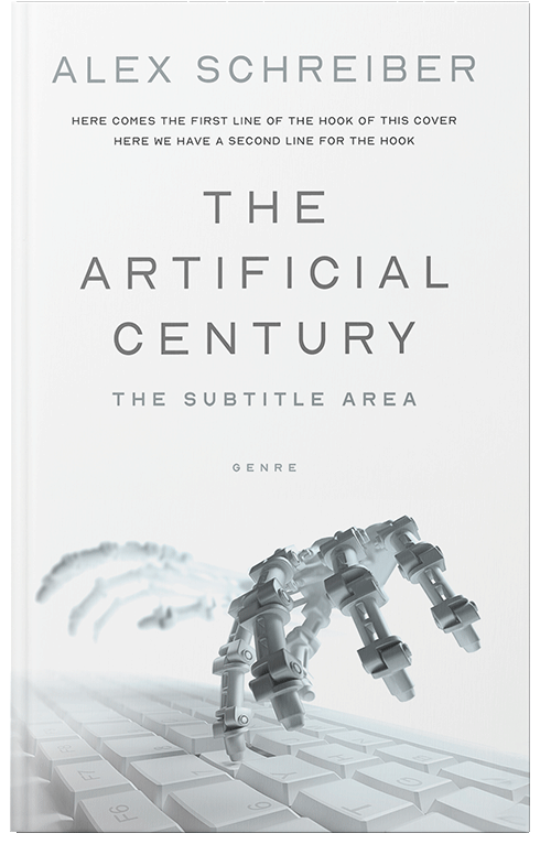 Front view of Iron #34633 - Premade Science Fiction Book Cover