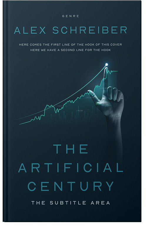 Front view of Premade Business Book Cover - Black Pearl