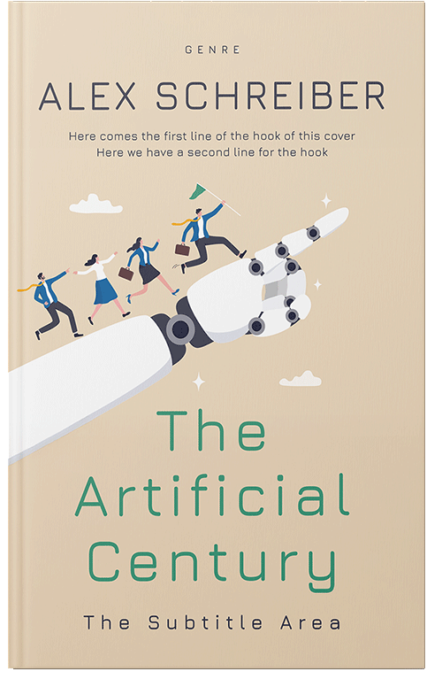 Front view of Double Spanish White #34641 - Premade Science Fiction Book Cover | BookCoverZone