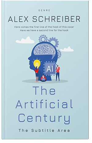 Pre Made Book Cover Jagged Ice