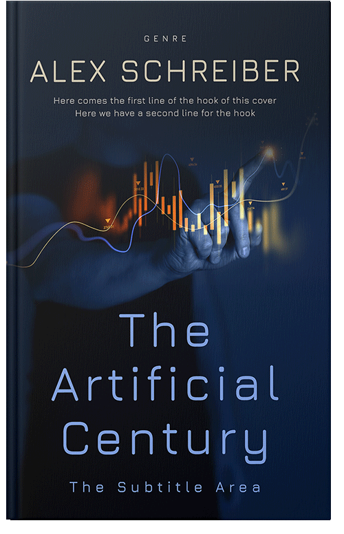 Front view of Premade Business Book Cover - Black Pearl