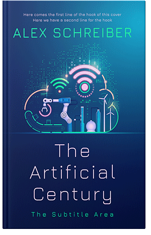 Pre Made Book Cover Green Vogue