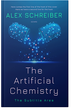 Pre Made Book Cover Gulf Blue