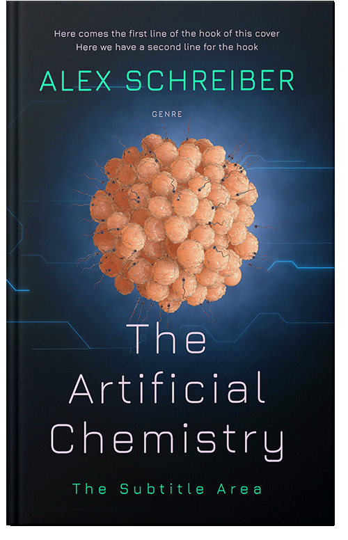 Front view of Burning Sand #34652 - Premade Science Fiction Book Cover