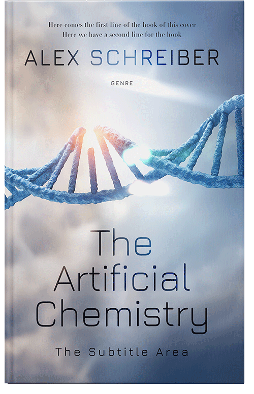 Front view of Premade Science & Nature Book Cover - Ghost