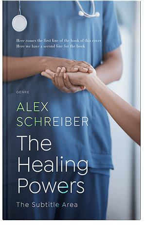 Pre Made Book Cover Pickled Bluewood