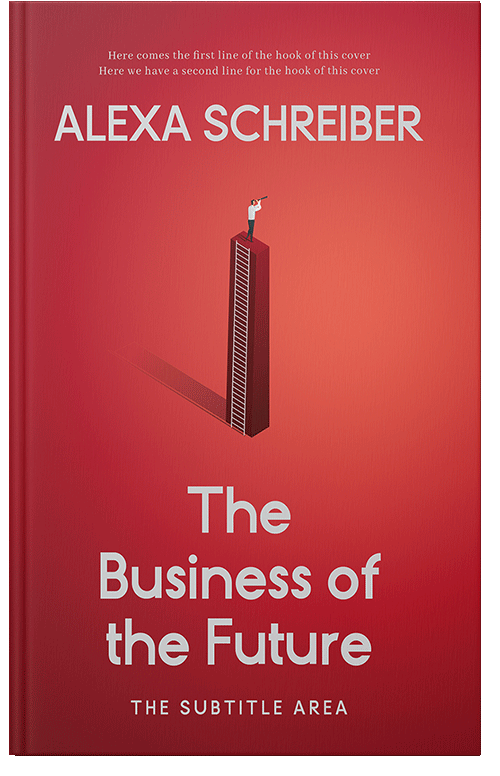 Front view of Persian Red #34664 - Premade Self-Improvement & Self-Help Book Cover