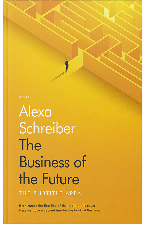 Front view of Buttercup #34673 - Premade Self-Improvement & Self-Help Book Cover