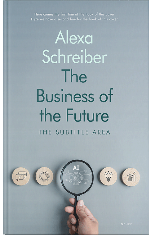 Front view of Tower Gray #34677 - Premade Self-Improvement & Self-Help Book Cover