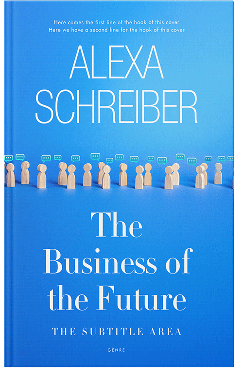 Front view of Premade Self-Improvement & Self-Help Book Cover - Dodger Blue