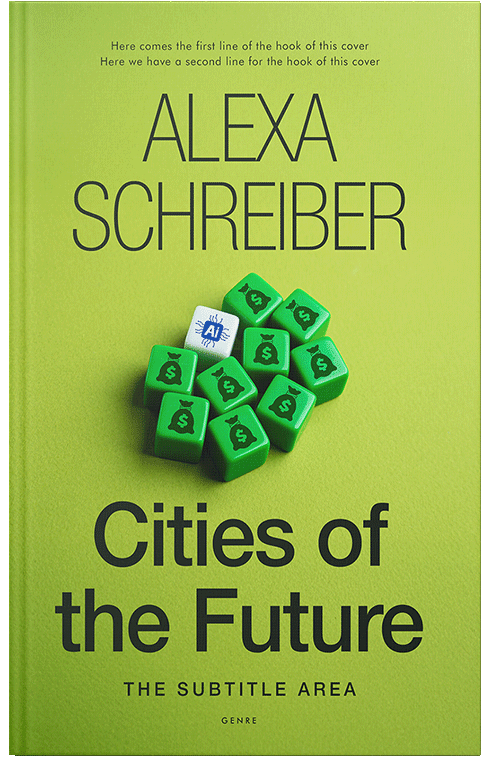 Front view of Premade Business Book Cover - Conifer