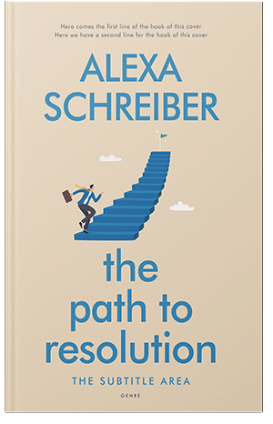 Pre Made Book Cover Double Spanish White