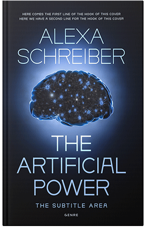 Pre Made Book Cover Ebony