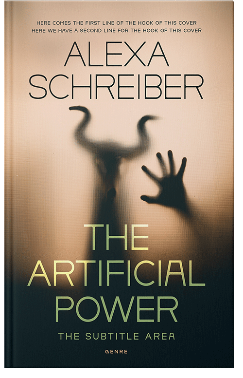 Front view of Aztec #34696 - Premade Horror Book Cover