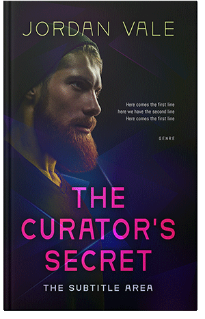 Pre Made Book Cover Ebony