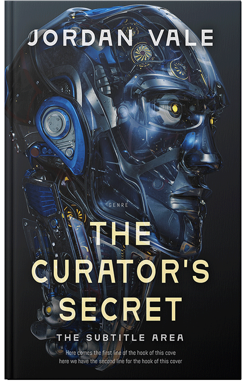 Front view of Bunker #34709 - Premade Science Fiction Book Cover