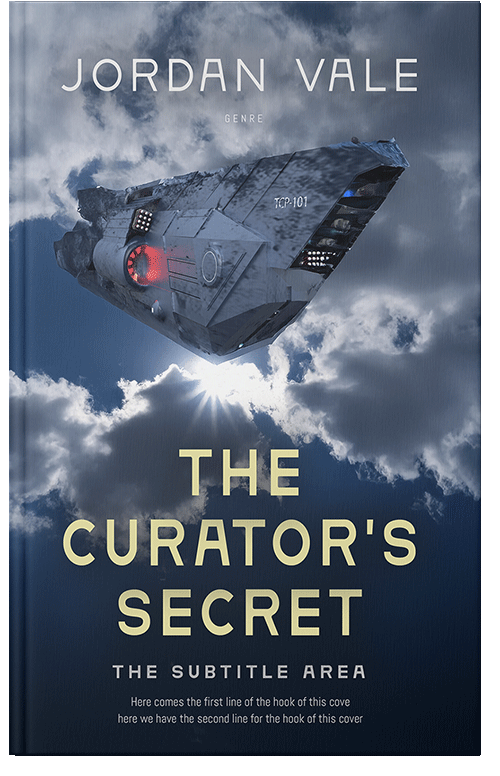 Front view of Fiord #34712 - Premade Science Fiction Book Cover