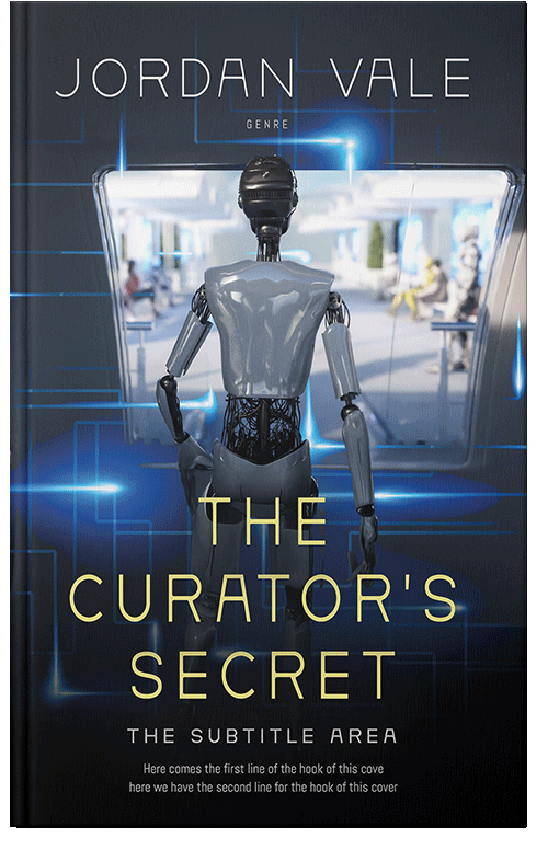 Front view of Premade Science Fiction Book Cover - Pumice