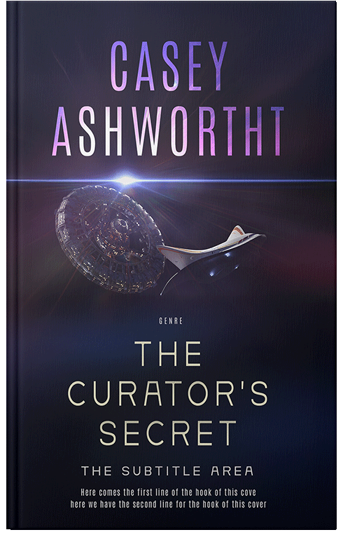 Front view of Mirage #34715 - Premade Science Fiction Book Cover