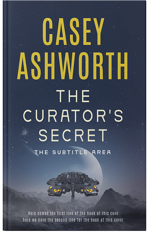 Front view of Cloud Burst #34717 - Premade Science Fiction Book Cover