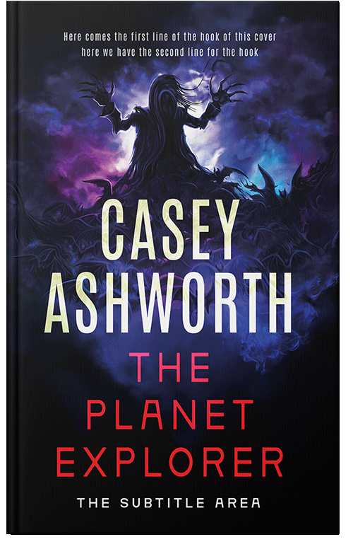 Front view of Premade Science Fiction Book Cover - Ebony