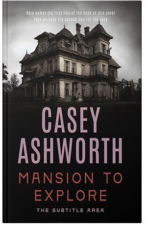 Pre Made Book Cover Pink Swan