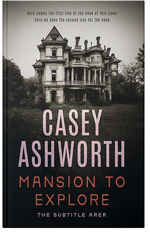 Pre Made Book Cover Log Cabin