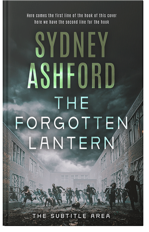 Front view of Premade Apocalyptica Book Cover - Outer Space