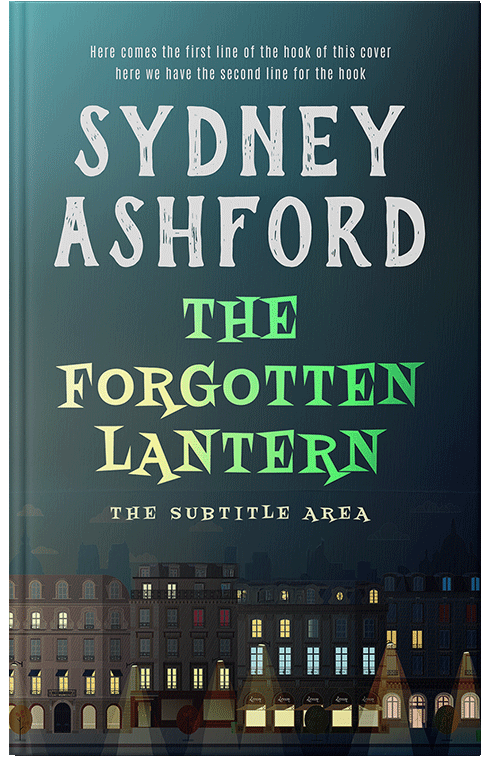 Front view of Premade Mystery & Thriller & Suspense Book Cover - Te Papa Green