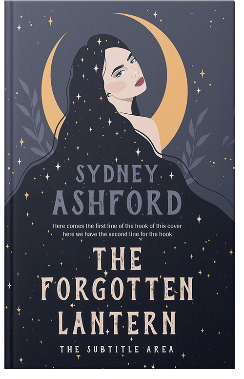 Front view of Ebony Clay #34752 - Premade Fantasy Book Cover