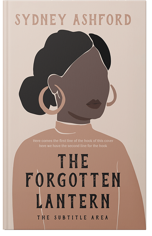 Front view of Premade Literary Fiction Book Cover - Sandal