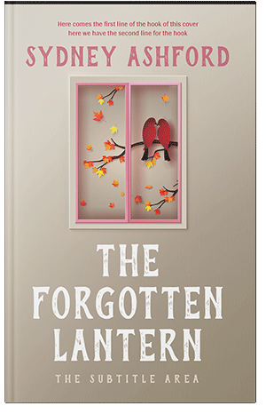 Pre Made Book Cover Soft Amber