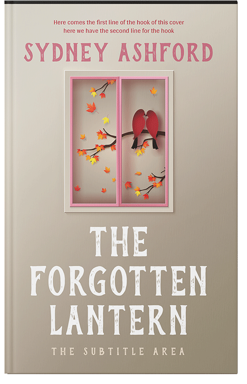 Front view of Soft Amber #34769 - Premade Romance Book Cover