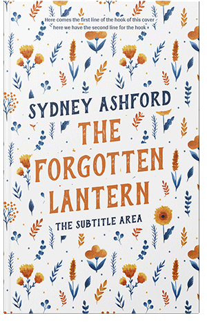 Pre Made Book Cover Chambray