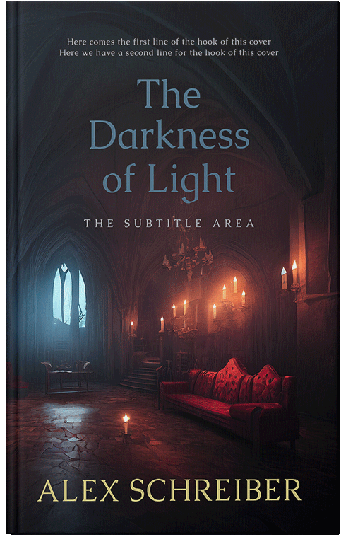 Front view of Thunder #34787 - Premade Mystery & Thriller & Suspense Book Cover