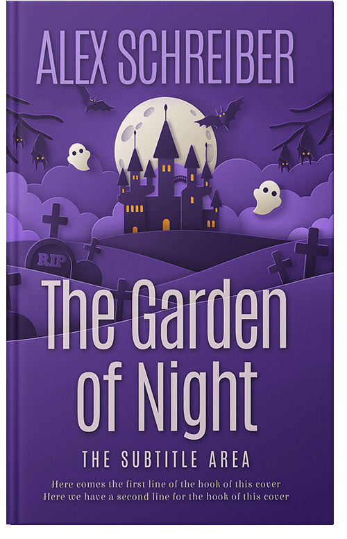 Front view of Minsk #34796 - Premade Fantasy Book Cover