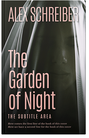 Pre Made Book Cover Cavern Pink