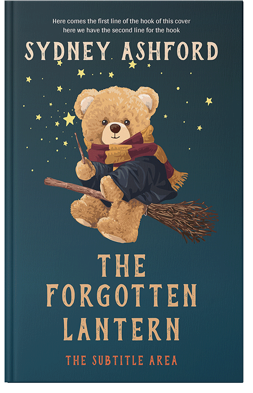 Front view of Premade Fantasy Book Cover - Blue Dianne