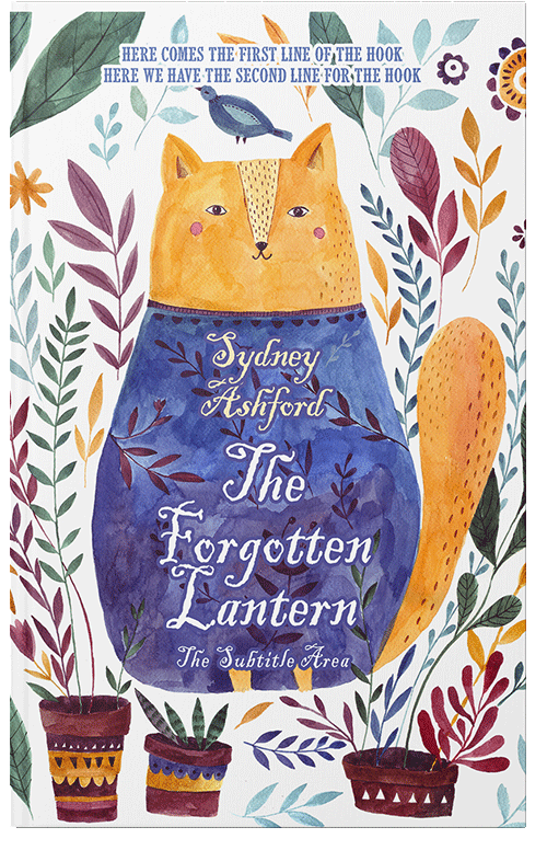 Front view of Premade Children's Book Cover - Scampi