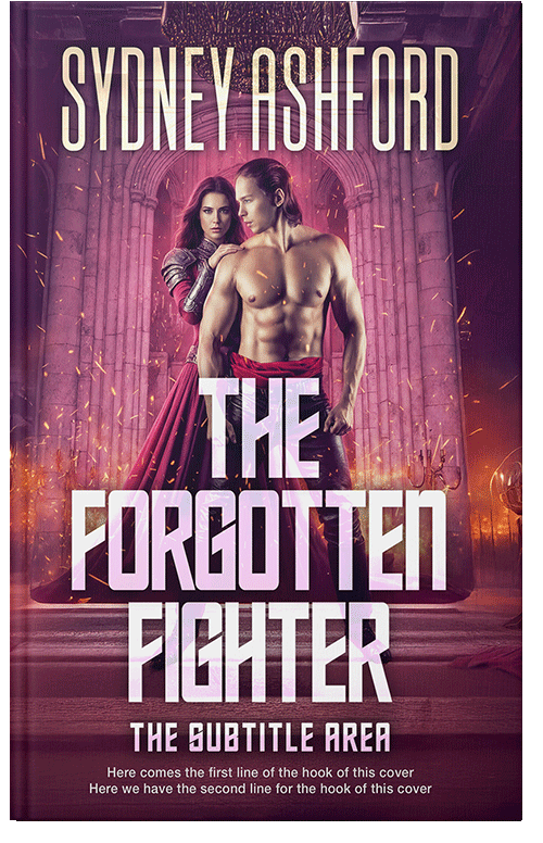 Front view of Cosmic #34867 - Premade Romance Book Cover