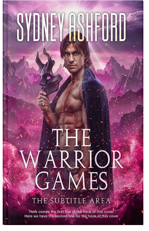 Front view of Premade Fantasy Book Cover - Cannon Pink