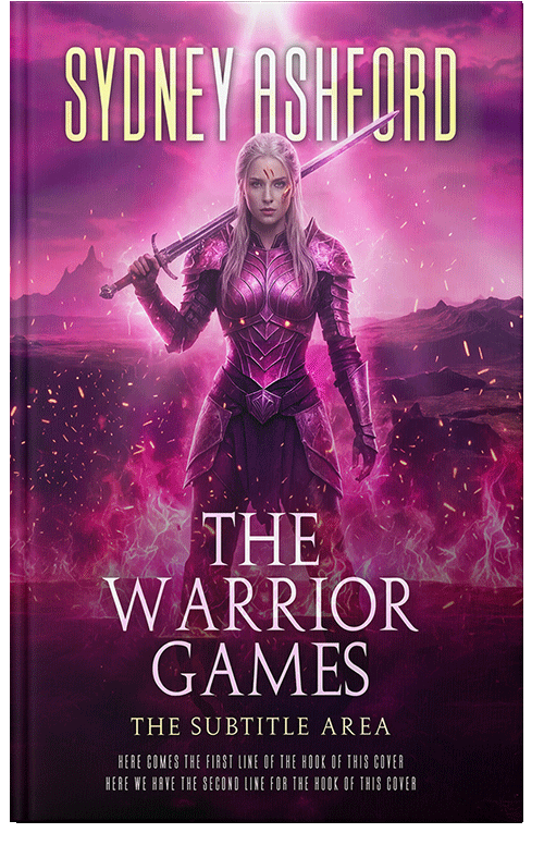 Front view of Premade Fantasy Book Cover - Loulou