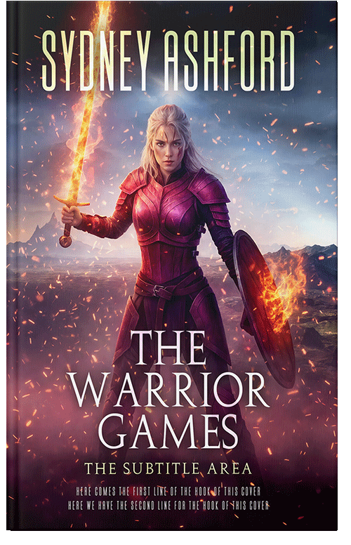 Front view of Livid Brown #34876 - Premade Fantasy Book Cover