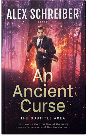 Pre Made Book Cover Petite Orchid