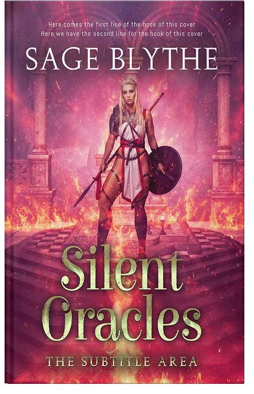 Front view of Camelot #34893 - Premade Fantasy Book Cover