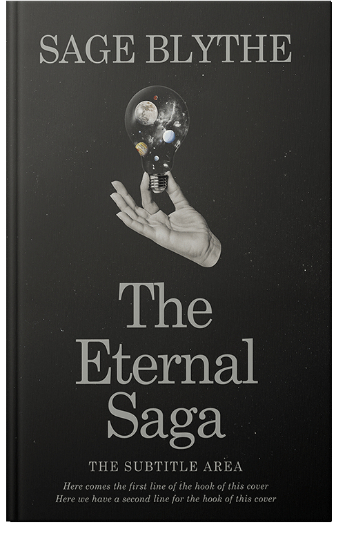 Front view of Premade Surreal Book Cover - Heavy Metal