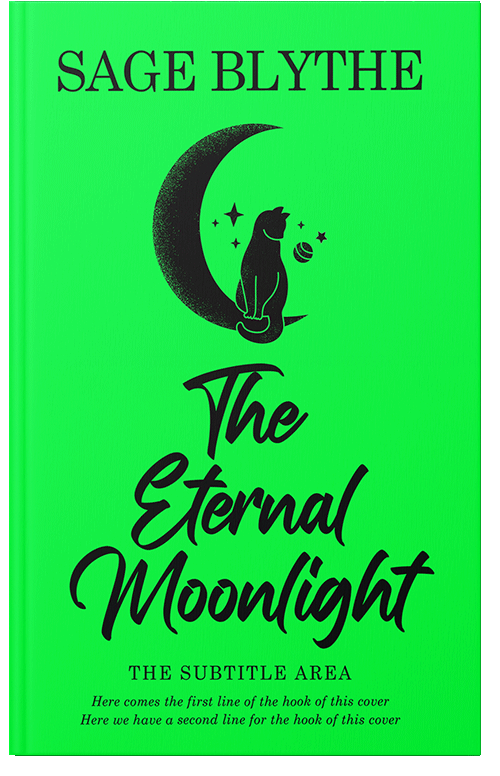 Front view of Premade Fantasy Book Cover - Malachite