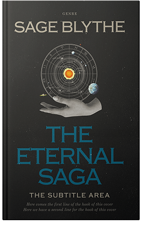 Pre Made Book Cover Outer Space