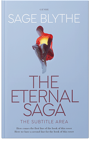 Pre Made Book Cover Periwinkle Gray